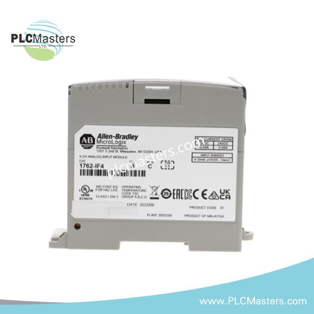 ماژول ورودی آنالوگ Allen-Bradley 1762-IF4/B MicroLogix