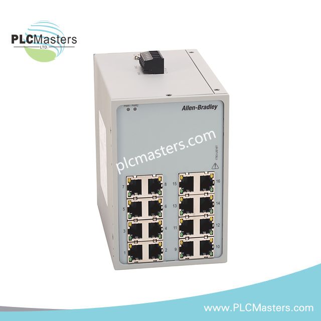 Conmutador Ethernet Industrial No Gestionado Allen-Bradley 1783-US16T/B Stratix 2000