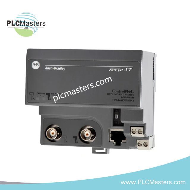 وحدة محول Allen-Bradley 1794-ACNR15XT FLEX I/O-XT للتحكم الشبكي ControlNet الاحتياطية