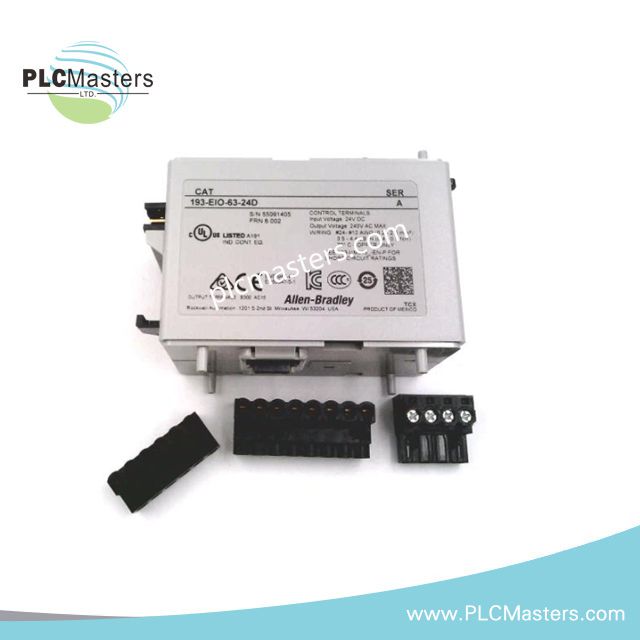 ماژول ورودی/خروجی توسعه‌ای E300، مدل Allen-Bradley 193-EIO-63-24D