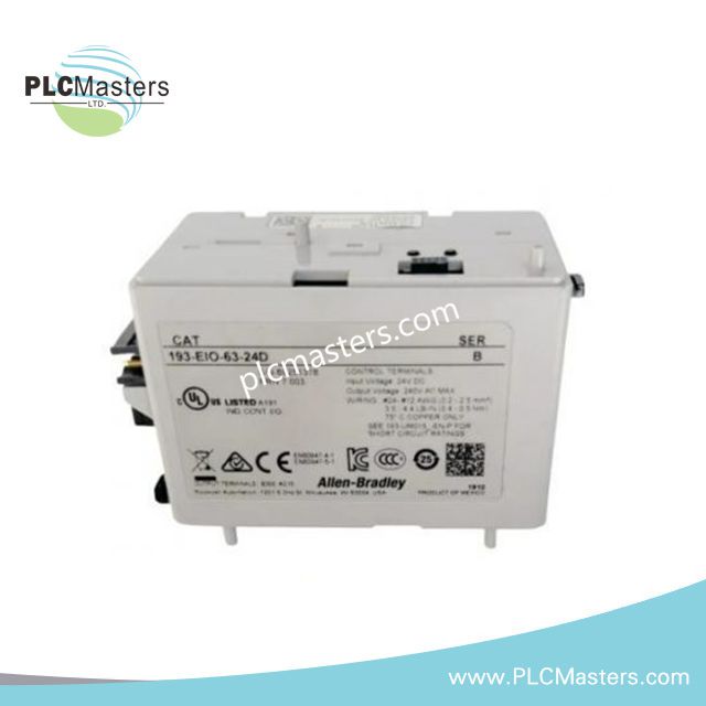 ماژول ورودی/خروجی توسعه‌ای E300، مدل Allen-Bradley 193-EIO-63-24D