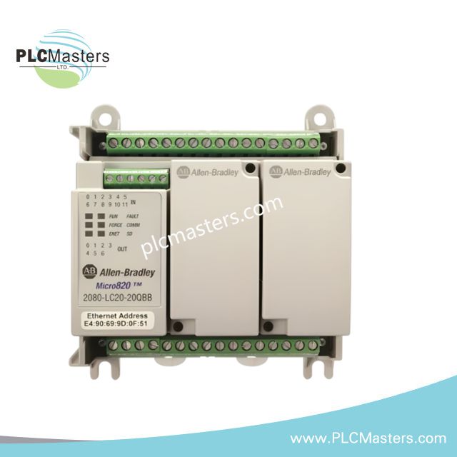 Controlador programable Micro 820 Allen Bradley 2080-LC20-20QBB