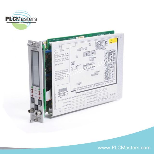 Bently Nevada 3300/16-12-01-02-00-00-00 Dual Vibration Monitor