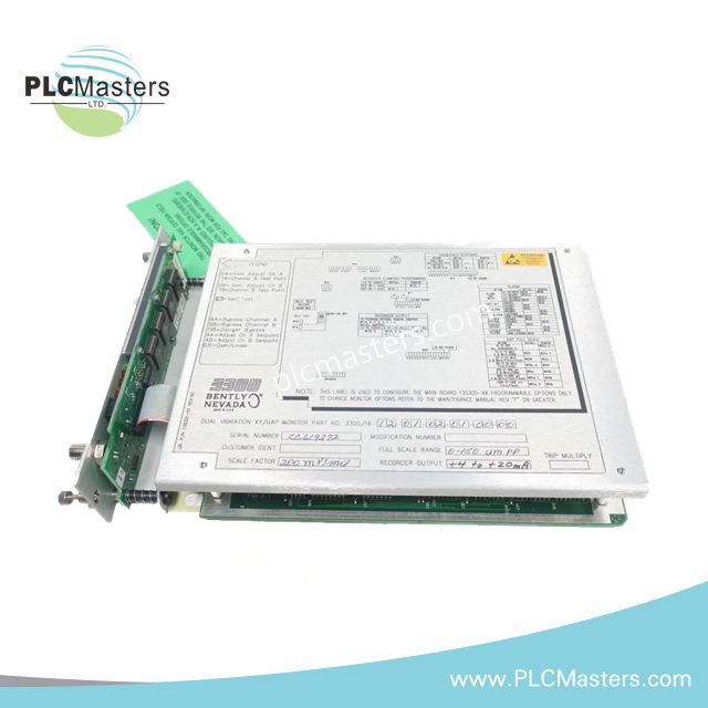 Bently Nevada 3300/16-12-01-02-01-02-00 Dual Vibration Monitor