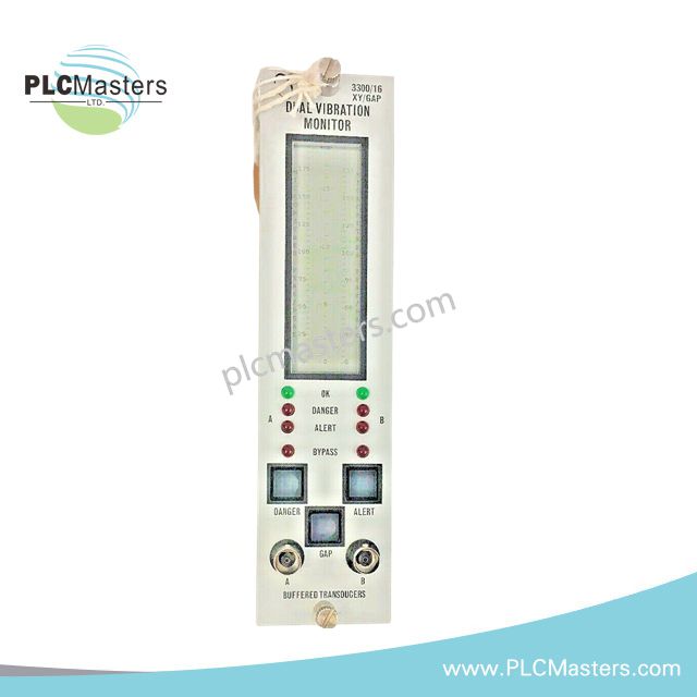 Bently Nevada 3300/16-13-01-01-00-00-00 Dual Vibration Monitor Module
