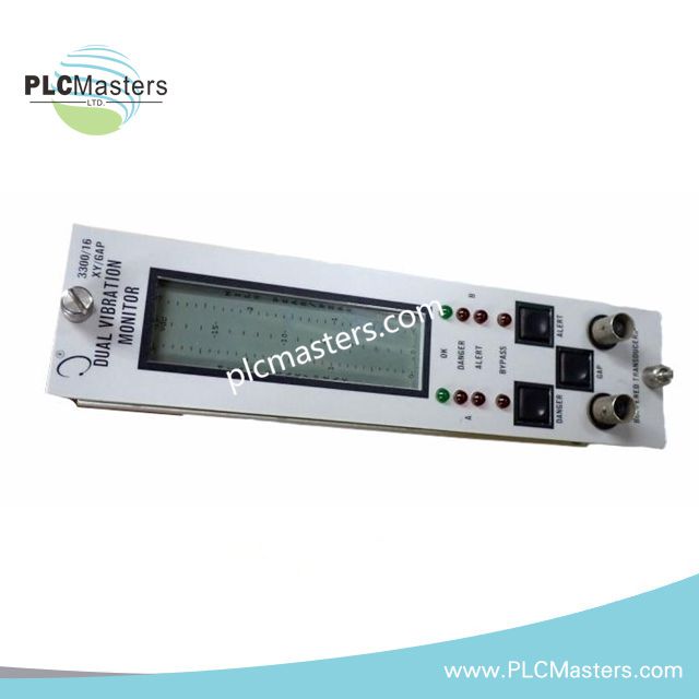 Bently Nevada 3300/16-XX-01-03-00-00-02 Dual Vibration Monitor Module
