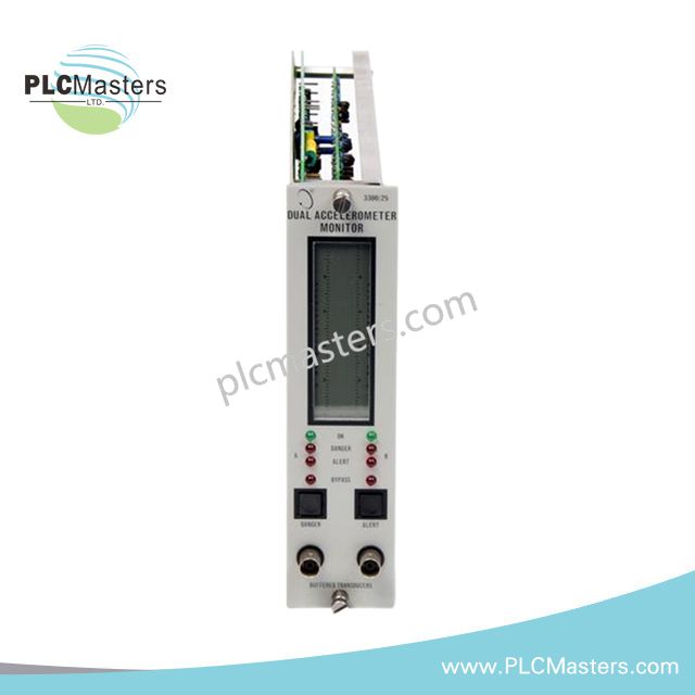 3300/25 | Bently Nevada Dual Accelerometer Monitor