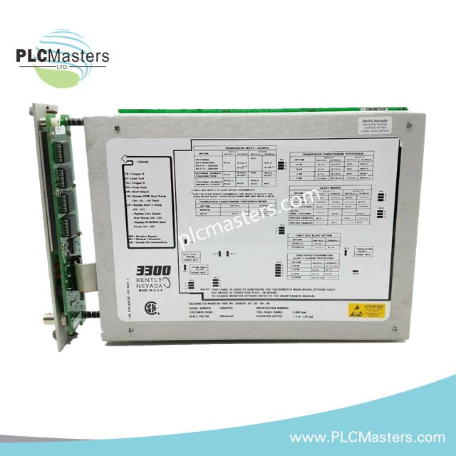 Bently Nevada 3300/50-02-02-00-00 Dual Vibration Monitor Module