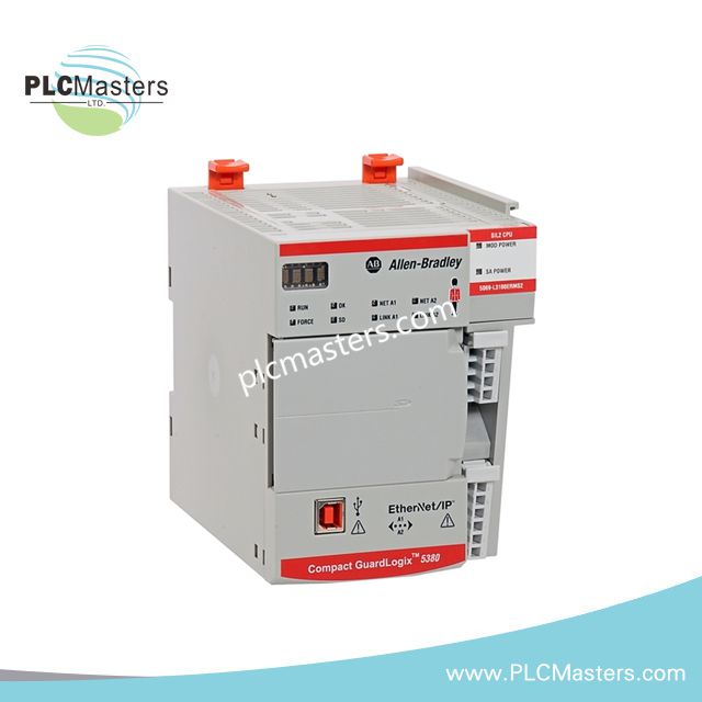 Allen Bradley 5069-L330ERMS2 „Compact GuardLogix 5380“ saugos valdiklis