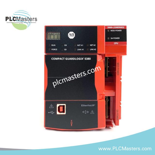 Allen Bradley 5069-L330ERMS2 „Compact GuardLogix 5380“ saugos valdiklis