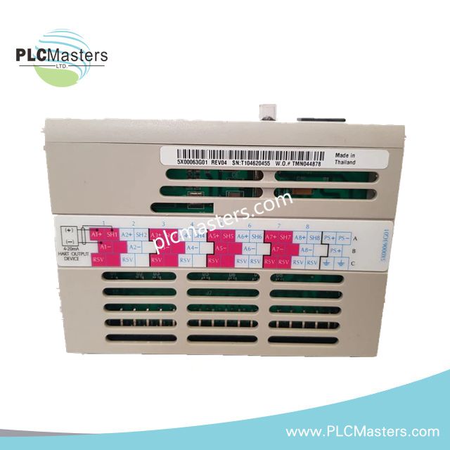 Emerson Ovation 5X00063G01 Analog Output Module