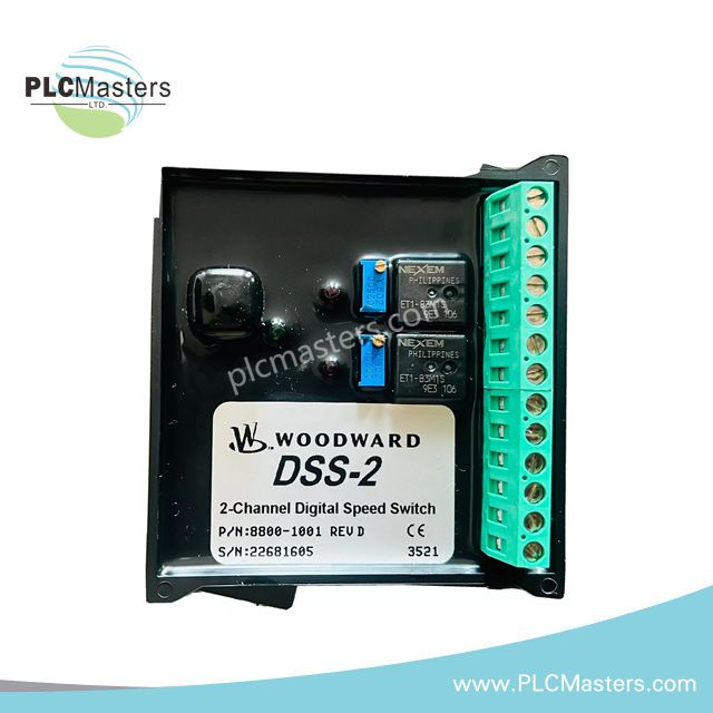 Woodward 8800-1001 Commutateur de vitesse numérique à deux canaux