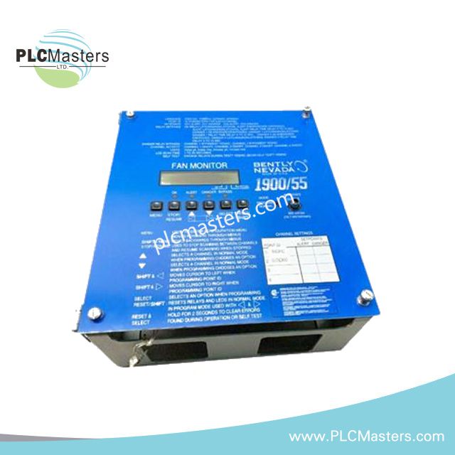 Sistema de Monitorização de Ventoinha Bently Nevada 1900/55