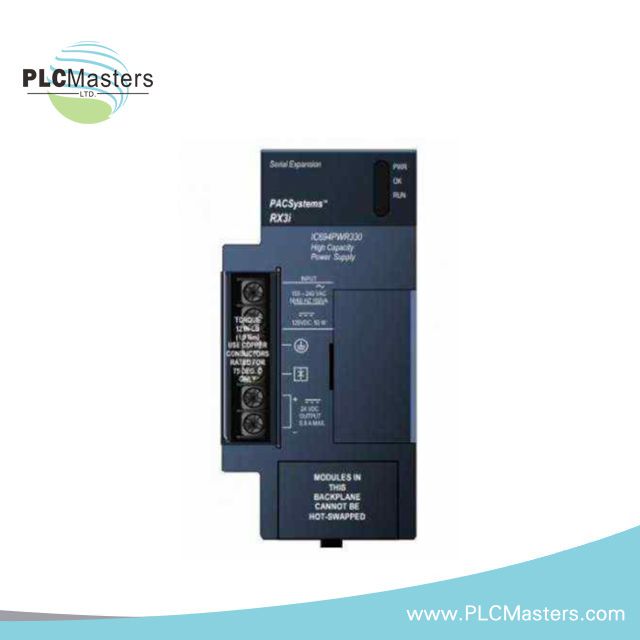 GE Fanuc IC694PWR331 Catu Daya Basis Jarak Jauh