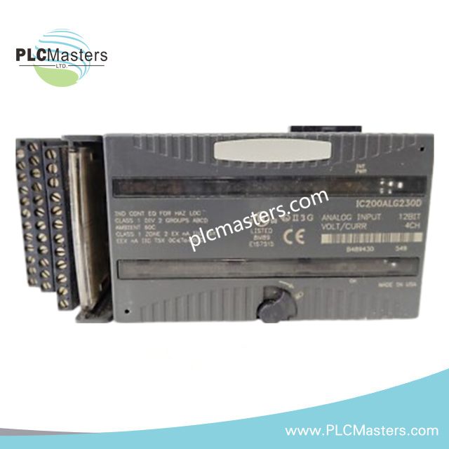 GE IC200ALG230D Analog Input Module