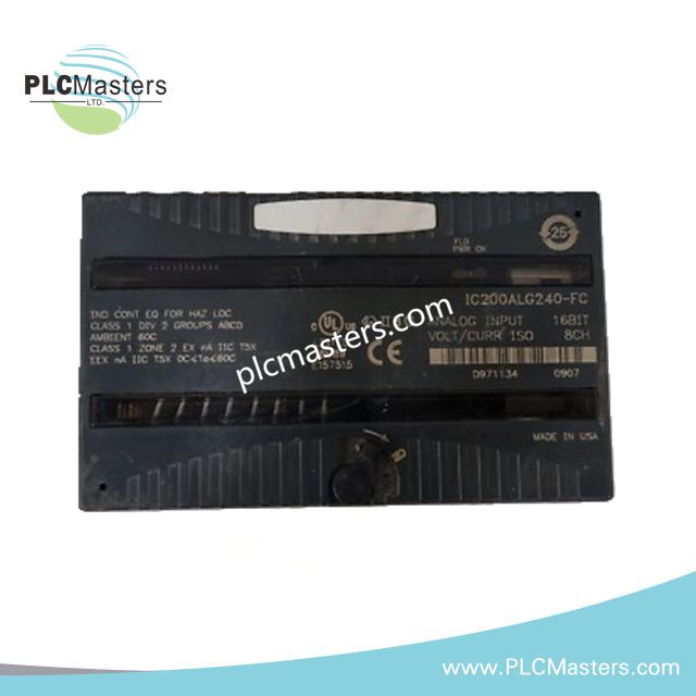 Módulo de Entrada Analógica GE IC200ALG240-FC