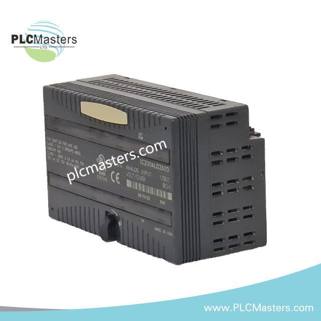 GE IC200ALG260D IC200ALG260E IC200ALG260H Analog Input Module