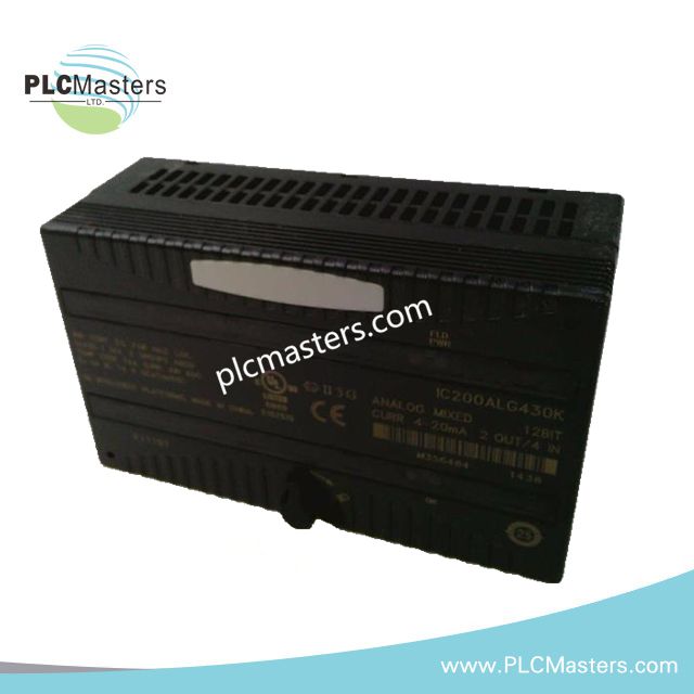 Módulo de Entrada/Saída Mista Analógica GE IC200ALG430 IC200ALG430H