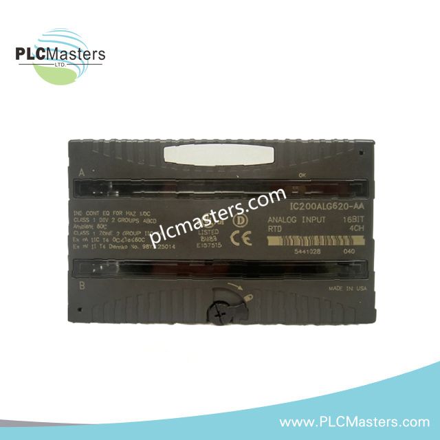 GE IC200ALG620 IC200ALG620JF IC200ALG620-EC Analog Input RTD Module