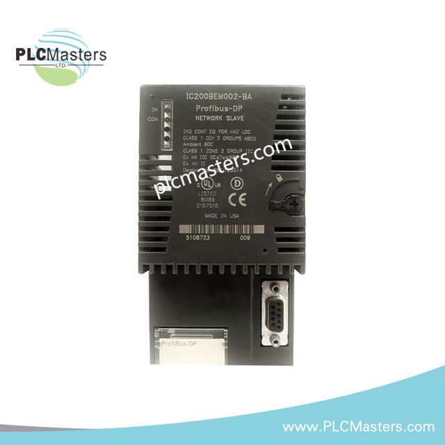 GE IC200BEM002-BA PROFIBUS-DP Slave Network Interface Module