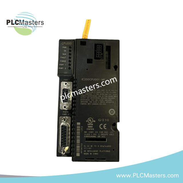 ماژول پردازنده با عملکرد بالا GE IC200CPU001-MK