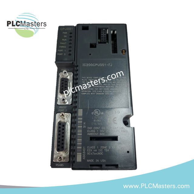 Modulo CPU ad alte prestazioni GE IC200CUP001-FJ