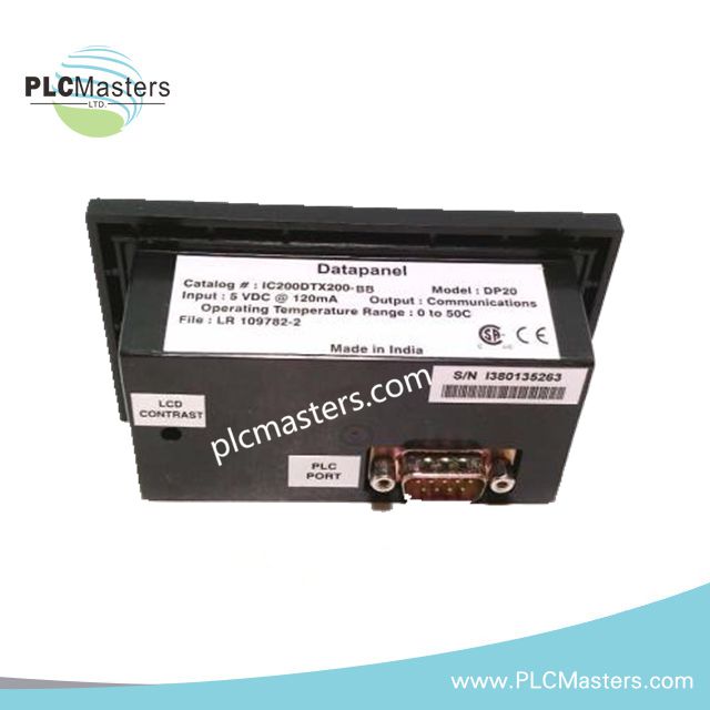 GE IC200DTX200 Interfaccia Operatore Versamax DP