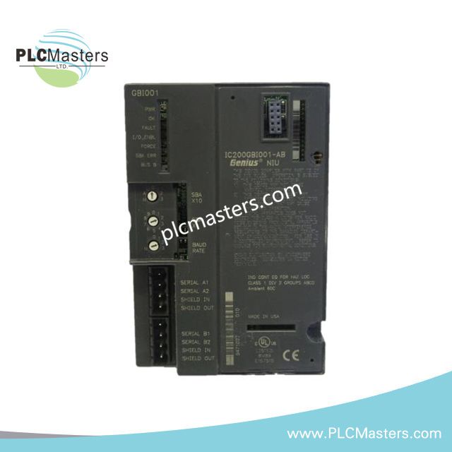Modulo Interfaccia Bus Genius GE IC200GBI001 IC200GBI001-GJ IC200GBI001-LL