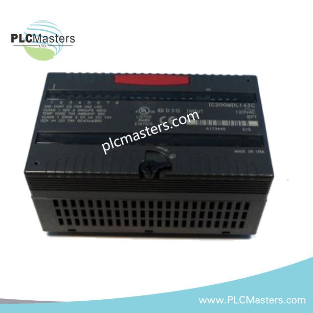 GE IC200MDL143 8-Point Isolated Discrete Input Module