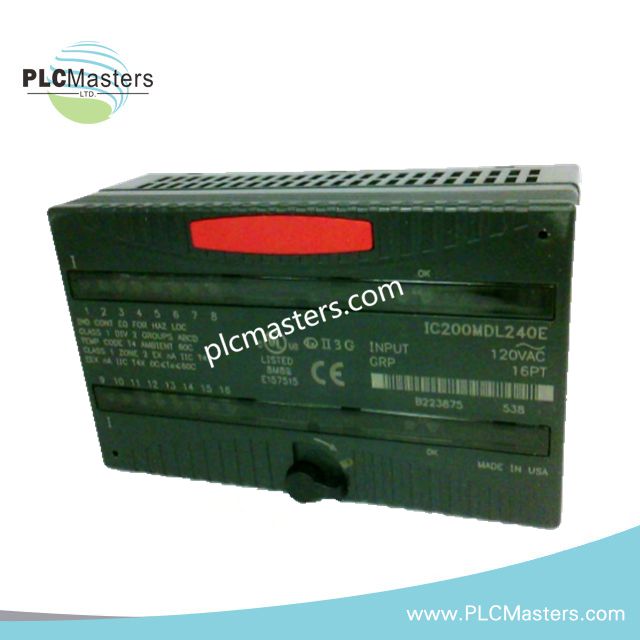 GE IC200MDL240 IC200MDL240B IC200MDL240D IC200MDL240E Input Module
