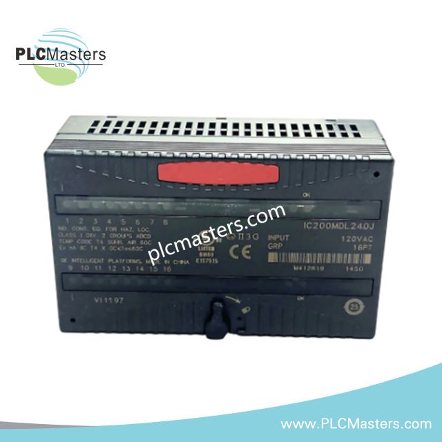 GE IC200MDL240J Modulo di ingresso discreto AC a 16 punti
