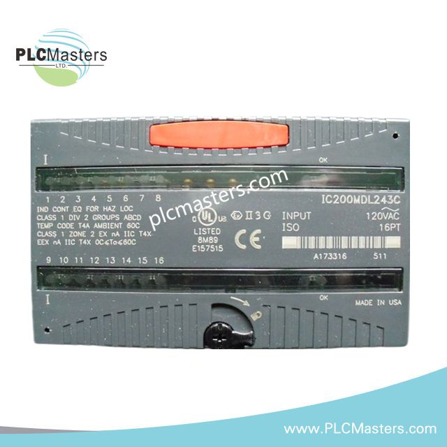 GE IC200MDL243D Discrete Input Module