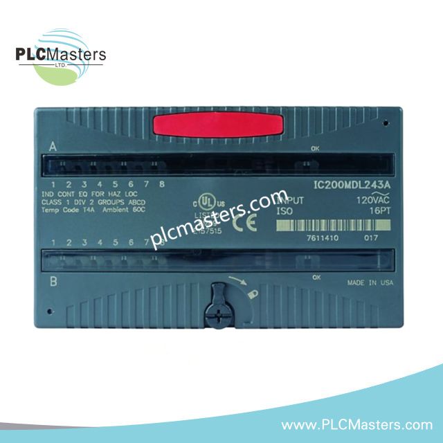 GE IC200MDL243D Discrete Input Module