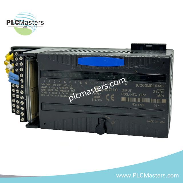GE IC200MDL640F IC200MDL640H IC200MDL640J IC200MDL640K Input Module