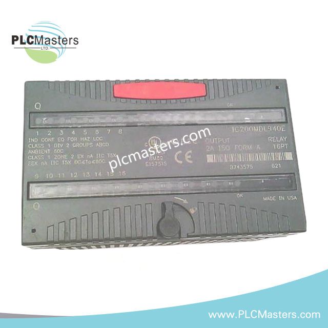 GE IC200MDL940 IC200MDL940A IC200MDL940E IC200MDL940J Relay Output Module