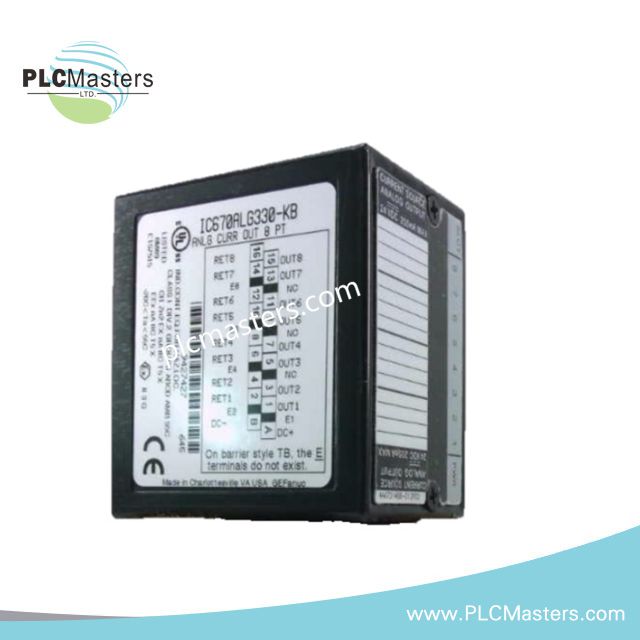 GE IC670ALG330 8-Point Analog Current Output Module