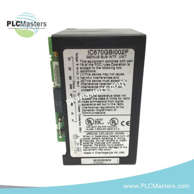 GE IC670GBI002F Unit Antarmuka Bus Genius