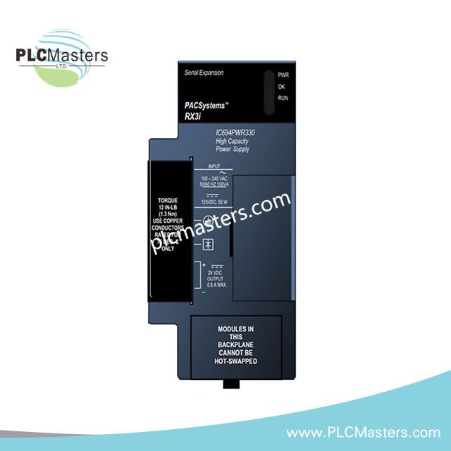 GE IC694PWR330 High-Capacity Power Supply Module