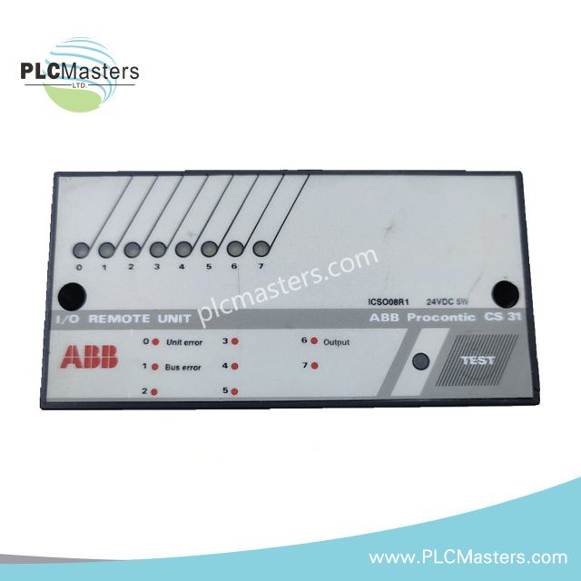 ABB ICSO08R1 Unidad Remota de Entrada/Salida