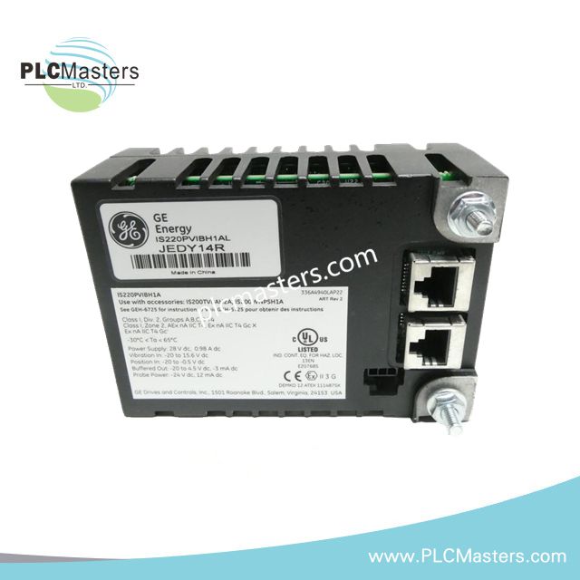 GE IS220PVIBH1A Vibration Monitor I/O Pack
