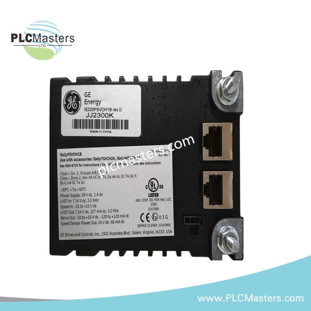 GE IS220PVIBH1A Vibration Monitor I/O Pack