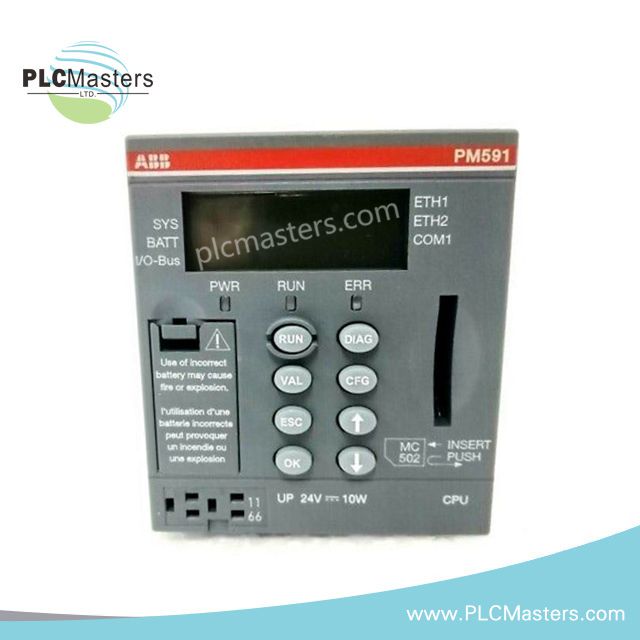 ABB PM591-2ETH 1SAP150100R0277 Processor Module