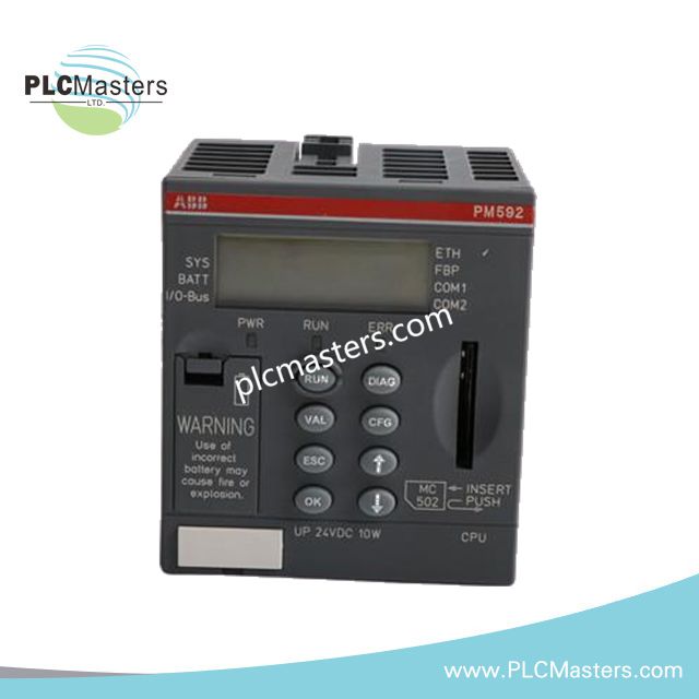 ABB PM592-ETH | 1SAP150200R0271 | AC500 Processor Module