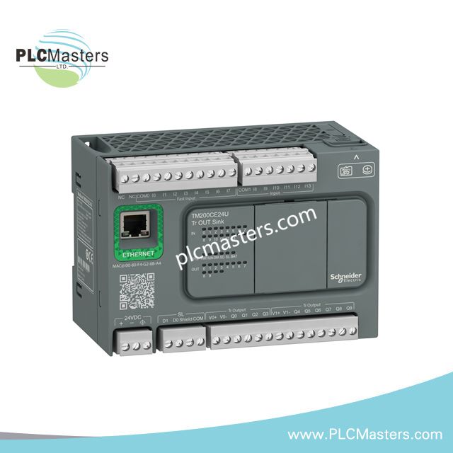Bộ điều khiển lập trình nhỏ gọn Schneider TM200CE24U với Ethernet