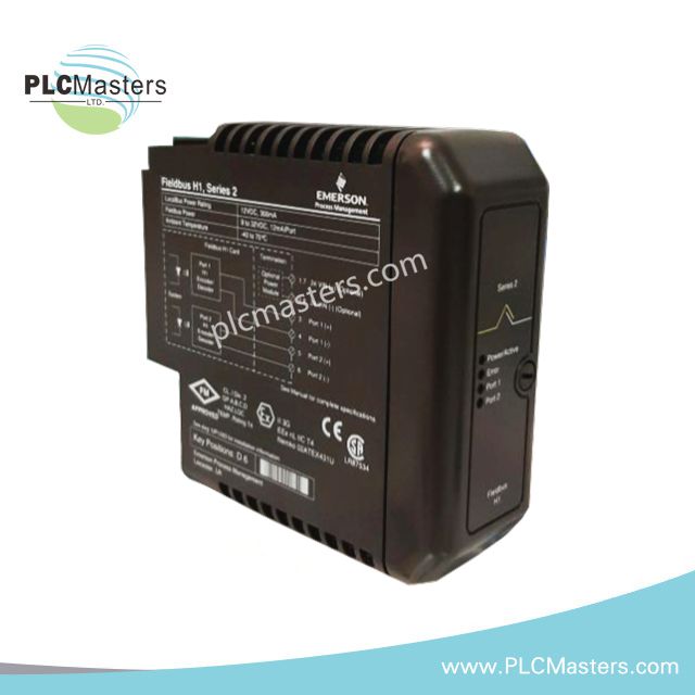 Emerson VE4017P0 M-series H1 I/O Interface Card and Terminal Block